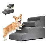 Mora Pets Escalera para perros pequeños, escalera para mascotas para cama y sofá