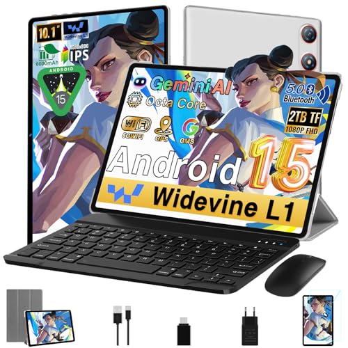 UJJ Tablet 10 Pulgadas Android 15