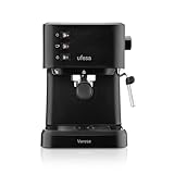 Ufesa Varese Cafetera Compacta Espresso y Capuccino, 1050W, Vaporizador Orientable
