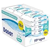 Dodot Toallitas Pure Aqua Para Bebé, 864 Toallitas (18 Packs de 48 Unidades)