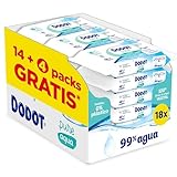 Dodot Toallitas Pure Aqua Bebé 864 toallitas 18 packs