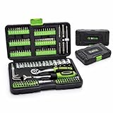 Maletín herramientas 130 piezas cromo vanadio llaves carraca maletero