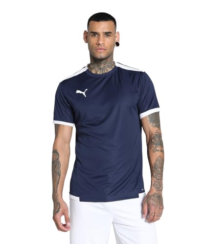 Puma Hombre Shirt, Peacoat-Puma White