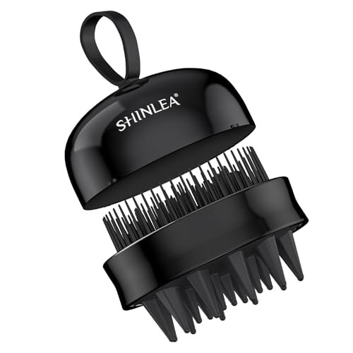 Masajeador Cuero Cabelludo - SHINLEA Masajeador de Cabeza, Cepillo de Pelo de Doble Cara