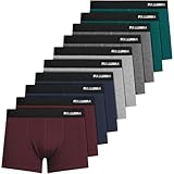 Fullluwaa calzoncillos boxer algodón pack 10