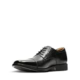 Clarks Tilden Cap, Zapatos para Hombre, Negro Black Leather