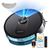 Proscenic Q10 Robot Aspirador 8000 Pa/200Min Autonomía con Fregado, Navegación LIDAR