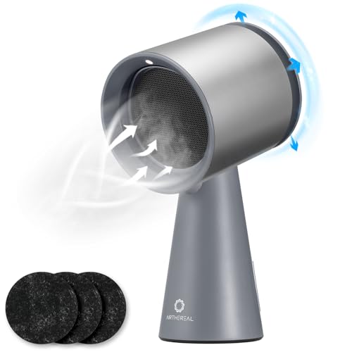 Campana extractora de mesa AIRTHEREAL RH180 con 3 velocidades, recipiente grande para aceite