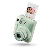 Instax Mini 12 Cámara instantánea, con autoexposición y Lente selfi incluida, Mint Green