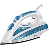 Russell Hobbs Plancha de Ropa Steam Glide Professional - 2600 W, Suela de Cerámica, Antideslizante
