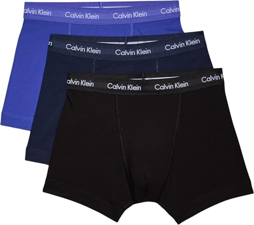 Calvin Klein Calzoncillos bóxer Hombre Pack de 3 Trunks Ropa Interior