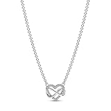 PANDORA Collar Moments con corazón central