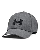 Under Armour Men's Ua Blitzing Caps, Grey Black, Hombre