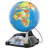 VTech - Globo terráqueo multimedia, el único con Pantalla LCD, +600 vídeos originales