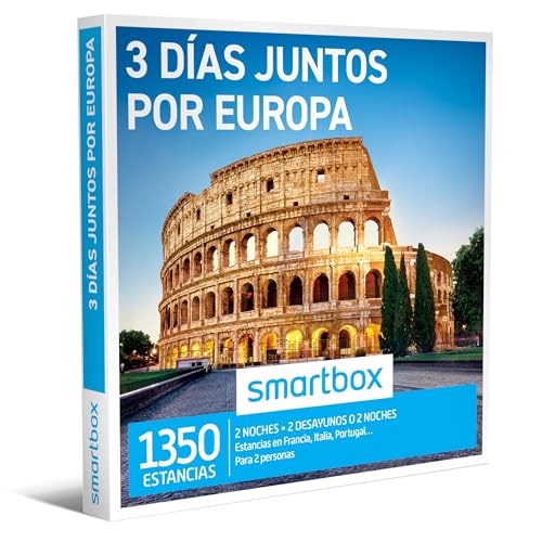 Smartbox - Caja regalo 3 días juntos por Europa - Idea de regalo