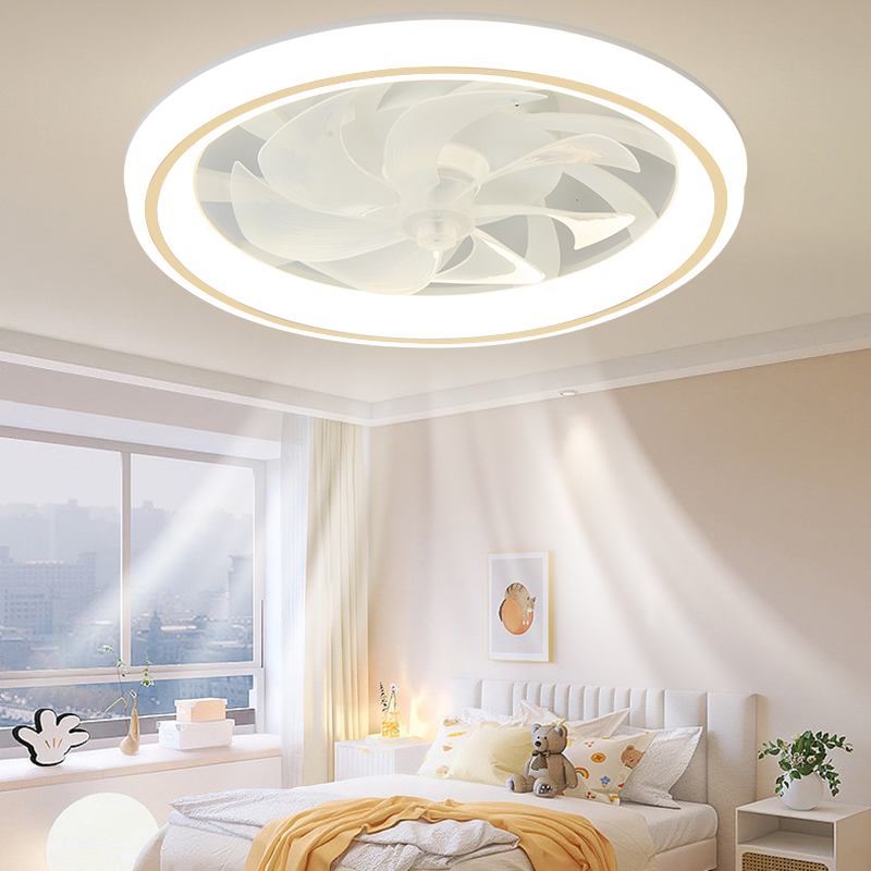 Ventilador de techo para sala de estar y dormitorio con Control remoto y luz LED