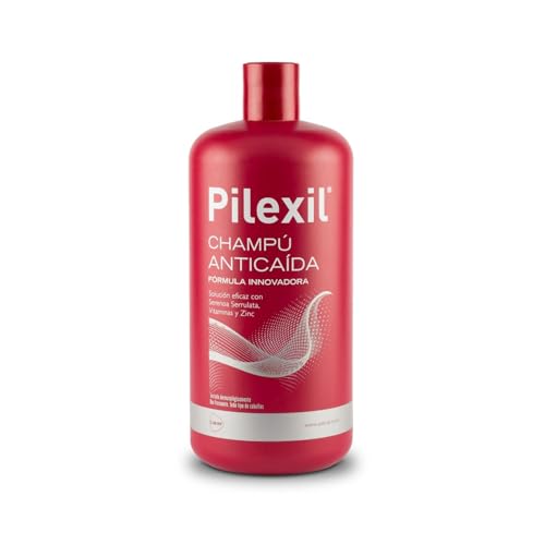 PILEXIL ANTICAIDA - Champú Anticaída 900 ml, Tratamiento de Uso Frecuente, Frena la Pérdida de pelo
