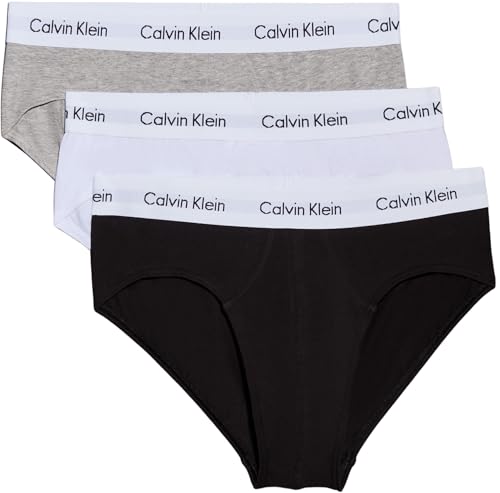 Calvin Klein Calzoncillos Hip Briefs Hombre Pack de 3 Ropa Interior