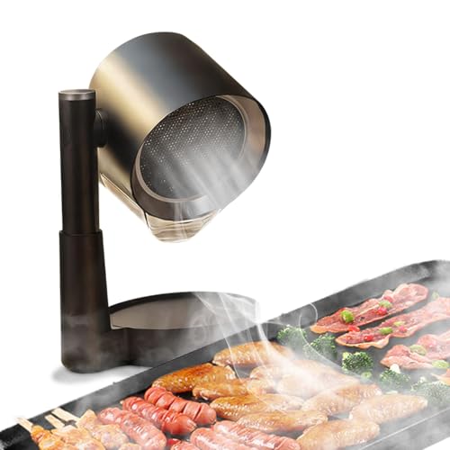 AURIVEE Campana Extractora Portátil para Cocina,Campana Telescópica Inclinable, 3 Velocidades