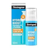 Neutrogena Hydro Boost SPF 50, 50 ml — fluido hidratante con ácido hialurónico