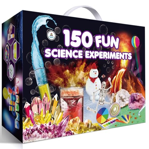 UNGLINGA 150 Kit de experimentos científicos para niños