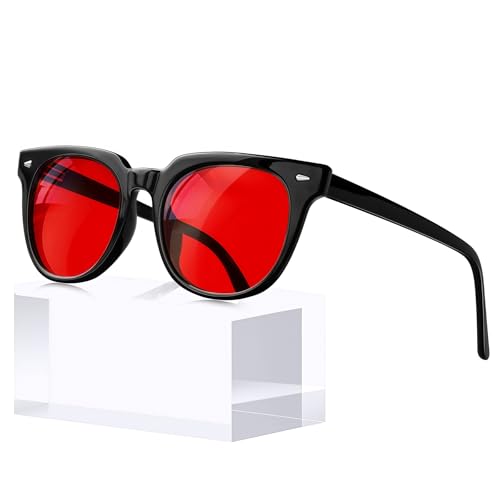KANASTAL Gafas Luz Azul Rojo Mujer Filtro Azul Hombre Gaming Ordenador Pantallas Dormir