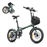 ENGWE Zip Bicicleta Eléctrica Plegable, Bici Electrica Urbana Ligera de 16,9 kg, Autonomía de 120 km