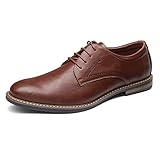 Bruno Marc Zapatos Vestir Derby Zapatillas de Cordones Oxfords para Hombre