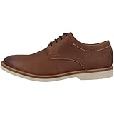 Clarks Atticus Ltlace, Oxford Hombre, Dark Tan Lea
