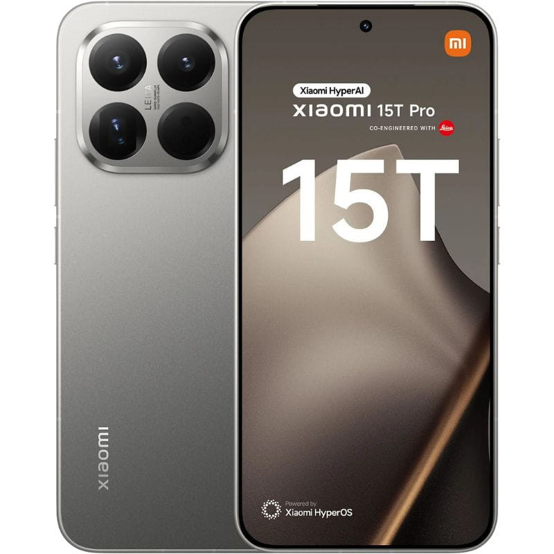 Xiaomi 15T Pro 5G NFC 12GB/256GB MTK Dimensity 9400+ 5500mAh Pantalla AMOLED de 6,83" 144Hz 50MP
