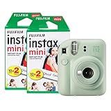 Fujifilm Instax Mini 12 - Cámara instantánea con Paquete de 40 películas de Disparo