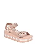 Guess Avin, Sandalias con cuña Mujer, Rosa