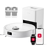 roborock Q10 S5+ Set Robot Aspirador y Fregasuelo 2 en 1 de 10000 Pa, Doble Sistema Antienredos