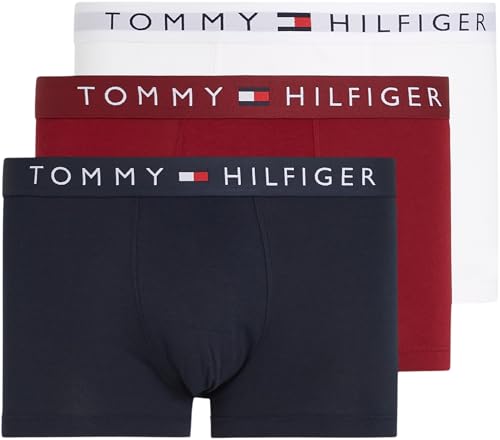 Tommy Hilfiger Pack de 3 Calzoncillos Bóxer Trunks para Hombre