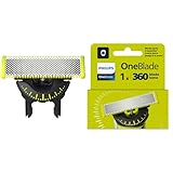 Philips OneBlade 360, cuchilla de repuesto auténtica y compatible con todos los mangos