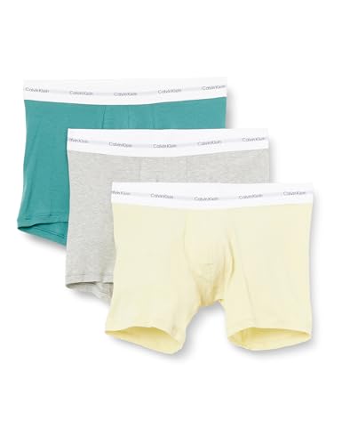 Calvin Klein Calzoncillos bóxer Hombre Pack de 3 Briefs con Logotipo en la Cintura