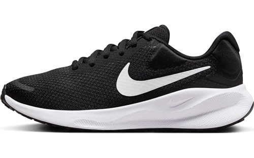 Nike Revolution 7, Zapatillas para Correr Negro Y Blanco