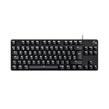 Logitech G G413 TKL SE teclado mecánico gaming compacto, QWERTY ES, retroiluminado, negro