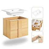 SoBuy Mueble para Debajo del Lavabo Armario Colgante para Cuarto de Baño
