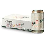 San Miguel Especial Lager, Pack 24 Latas x 33cl, Cerveza Premium Española, Calidad Tradicional y S…