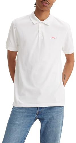 Levi's Housemark Polo Camiseta, True White