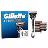 Gillette Proglide Maquinilla Afeitar Hombre con Recambios Mango con Tecnología Flexball 8 Cuchillas
