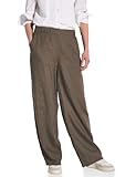 STREET ONE Pantalones de Lino de Pierna Ancha, Acron Brown