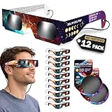 Helioclipse Pack de 12 Gafas de Eclipse Solar Homologadas para Ver Eclipse 2026