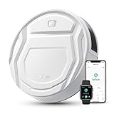 LEFANT M210 Robot Aspirador, 2200Pa, 120min, Suelos Duros, Modo Silencioso, Limpieza Zig-Zag, Sens…