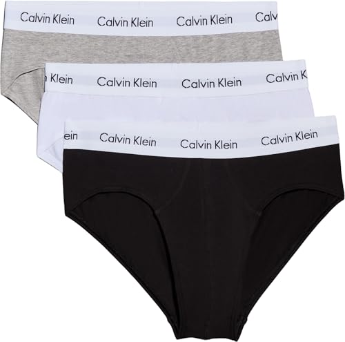 Calvin Klein Calzoncillos Hip Briefs Hombre Pack de 3 Ropa Interior
