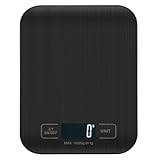 Báscula de Cocina Digita, Báscula Digital 10kg - MedicióN Precisa Hasta 1g, Estilizada Y Delgada