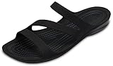 Crocs Swiftwater Sandal W, Sandalias Mujer, Negro