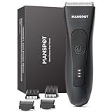 MANSPOT Afeitadora Corporal Masculina, Depiladora Corporal Hombre Electrica con Cuchilla
