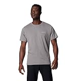 Columbia Thistletown Hills Short Sleeve Camiseta de Manga Corta, City Grey Heather